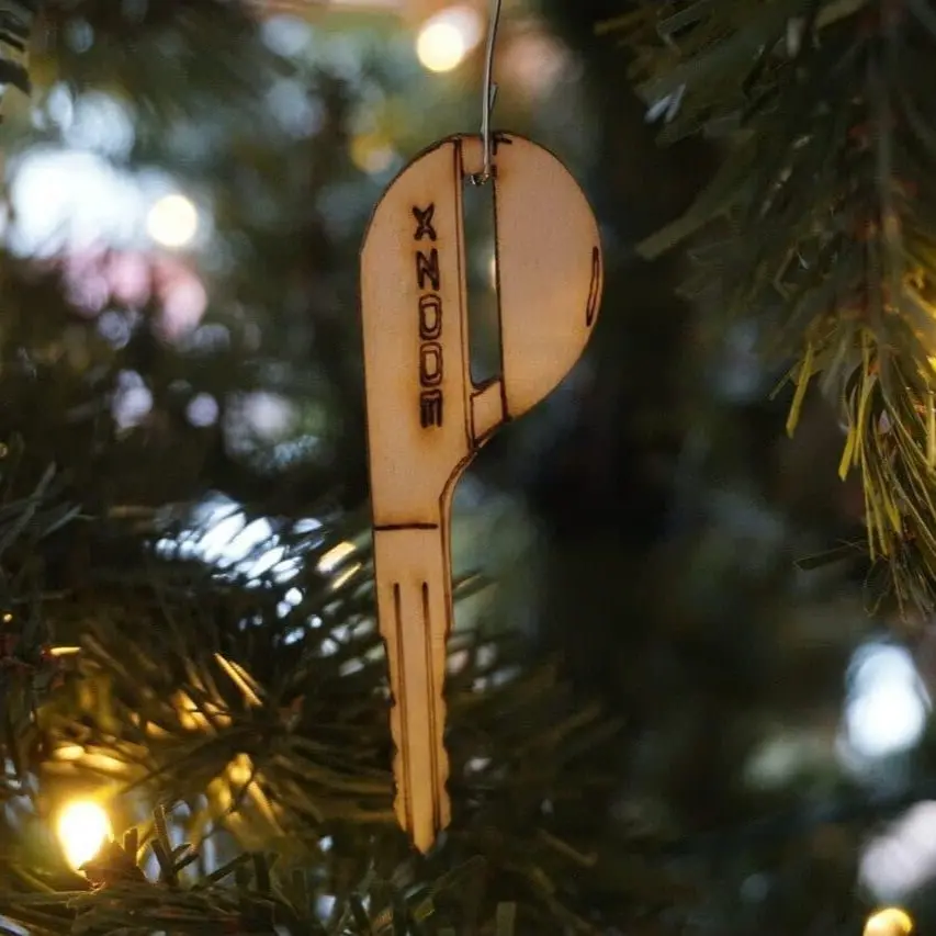 Zspec Laser-Engraved Birch Key Ornaments, Set Of 4, Style: Nissan 300Zx Z32, ~5-Inch Wide 1