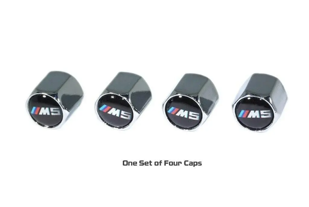 Zspec Chrome Valve Stem Tire Caps, Style: Bmw M5 2