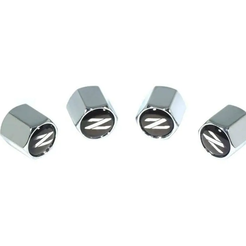 Chrome Valve Stem Tire Caps, Style: Nissan 300Zx Z32 1