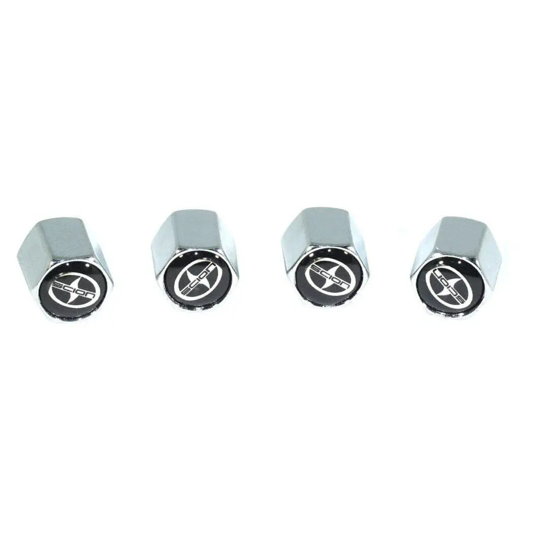 Chrome Valve Stem Tire Caps, Style: Scion 1