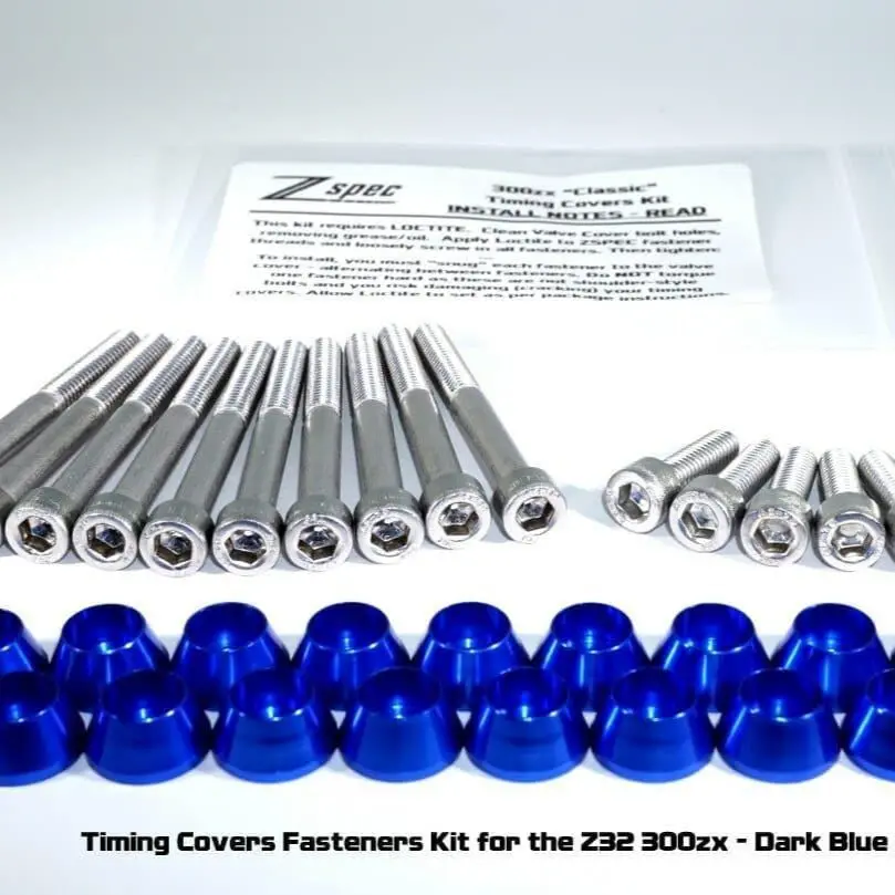 Zspec Timing Covers Dress Up Fastener For '90-96 Nissan 300Zx Z32, Stainless & Billet 5