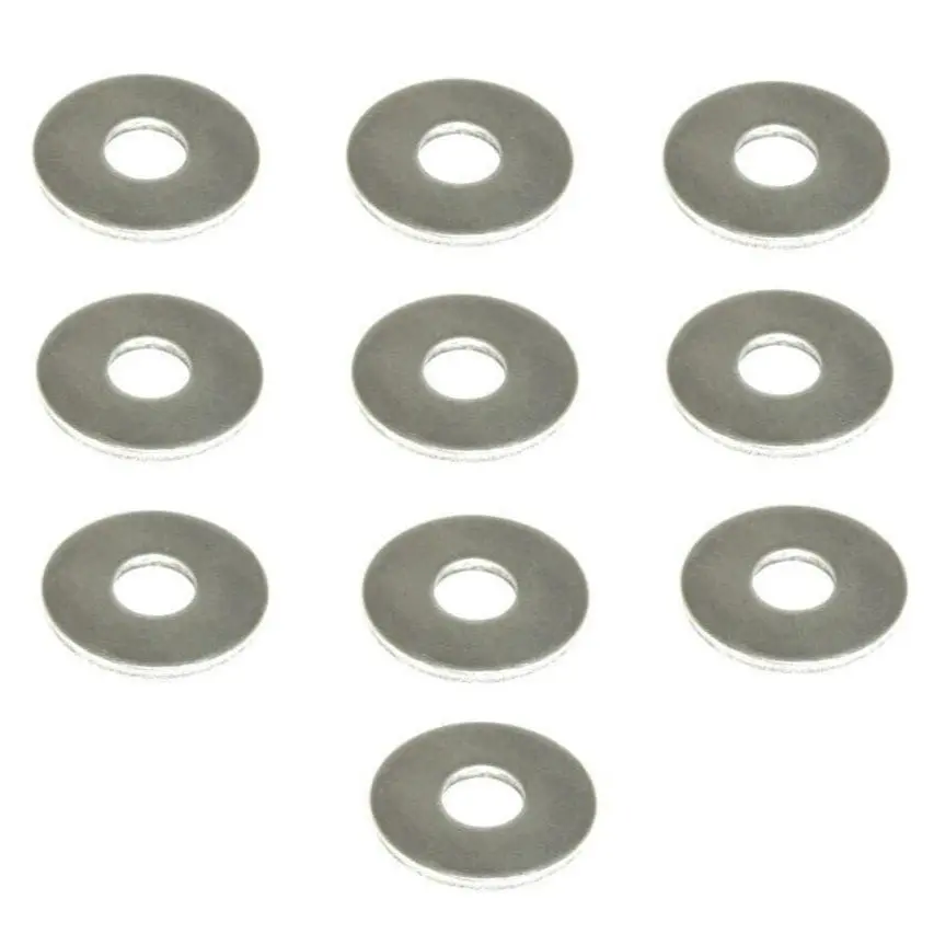 Zspec M4 Fender Flat Washers, Sus304 Stainless, 10-Pack 1