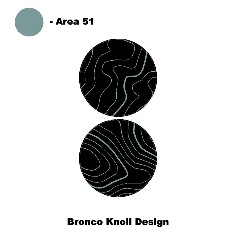 1966 Topographic Shifter Plate (Printed Series + Acrylic) - 2021+ Bronco 35