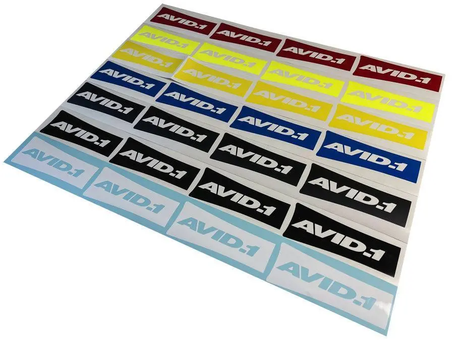 Avid.1 Av06 Wheel Spoke Stickers (5 Pack) - Universal 1