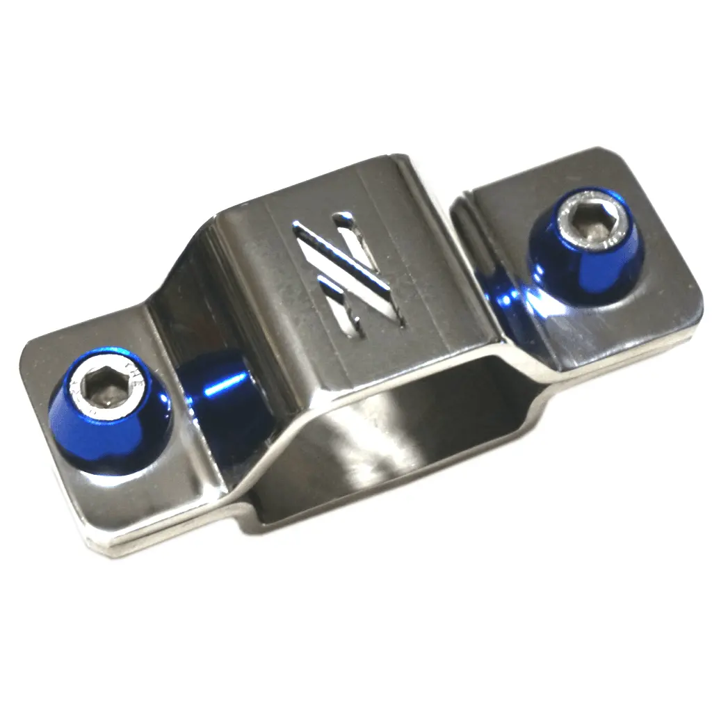 Zspec Battery Cable Bracket For '90-99 Nissan 300Zx Z32, Polished Stainless 6