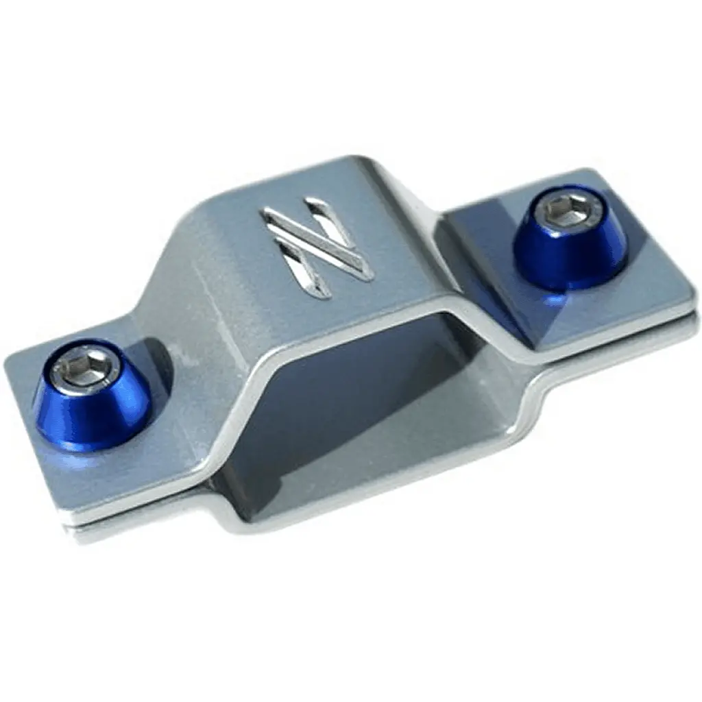 Zspec Battery Cable Bracket For '90-99 Nissan 300Zx Z32, Stainless Steel, Silver Finish 1