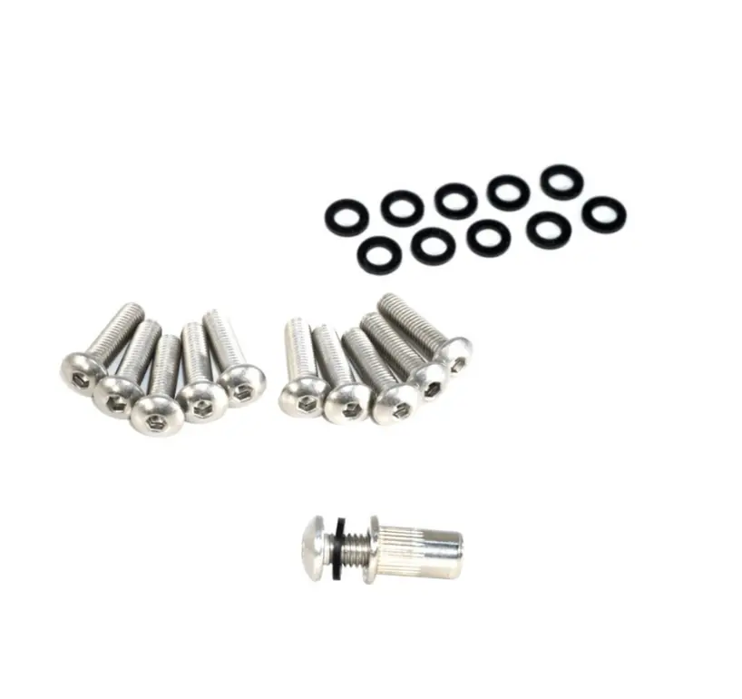 Zspec Button-Head Body Kit Fastener, M5x20mm Stainless W/Rivet Nut, Per Each 1