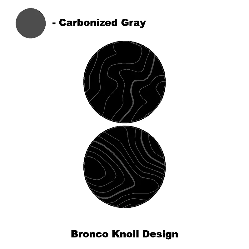 1966 Topographic Shifter Plate (Printed Series + Acrylic) - 2021+ Bronco 38