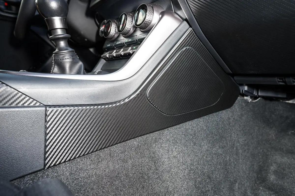 Center Console Side Trim Protector 3D Carbon Overlays - 2022 Brz / Gr86 1