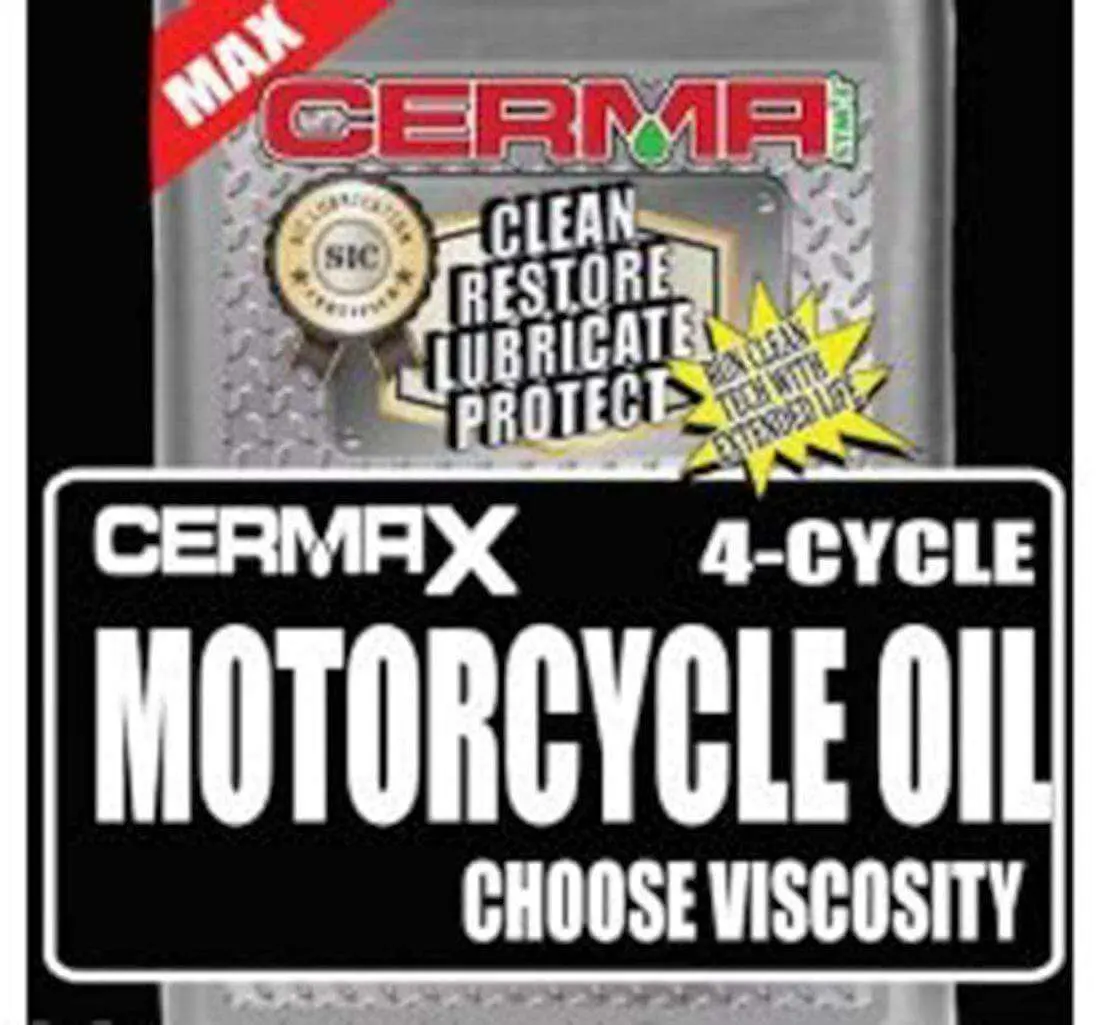 Cermax 4-Cycle Ceramic Synthetic Motorcycle Oil Sic | Cerma 1