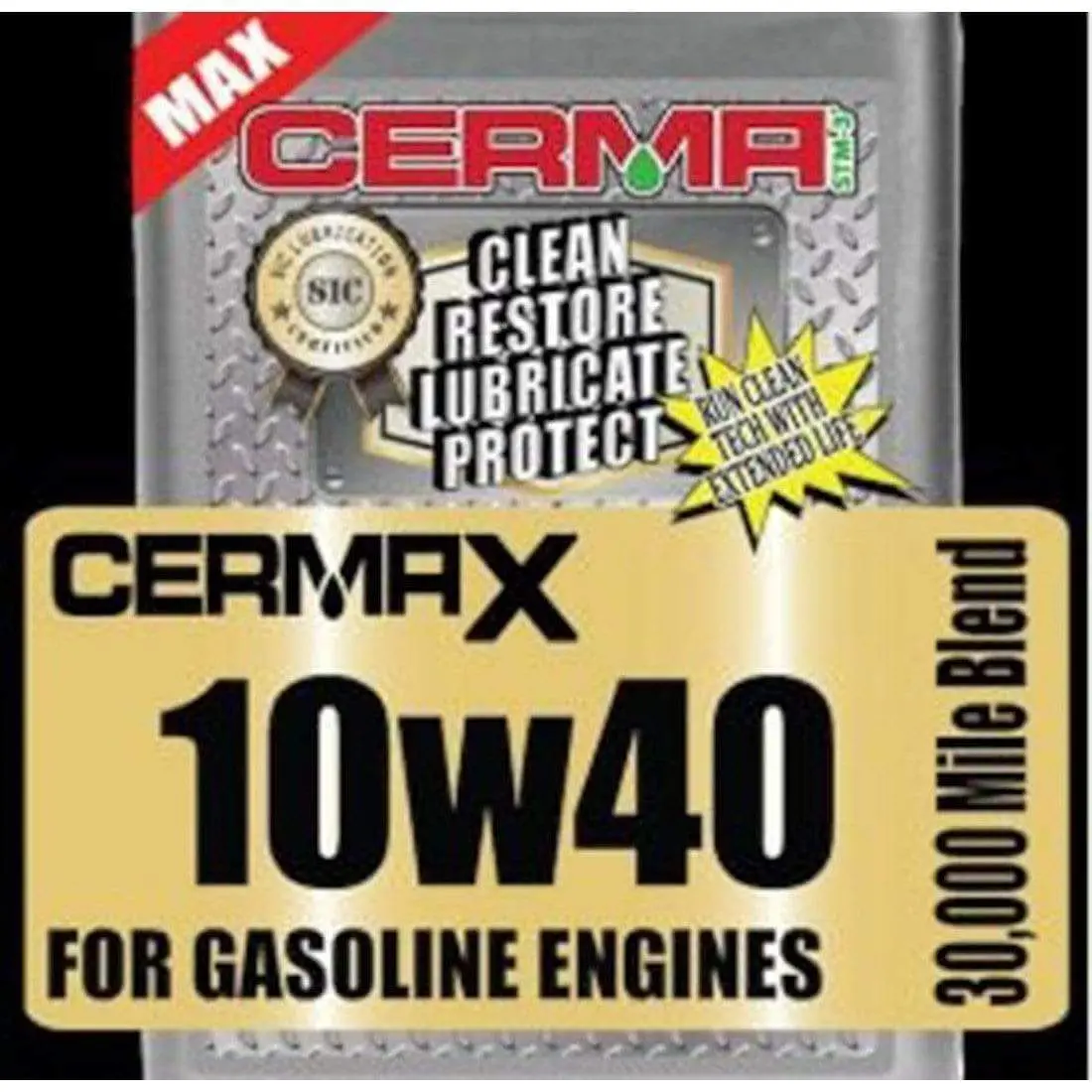 Cermax Ceramic 10W-40 Synthetic Motor Oil 30K Mile | Cerma 1