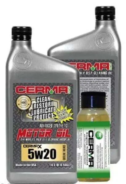 Cermax Performance Ceramic Synthetic 0-20W Oil Value Package For Gas Engines 1