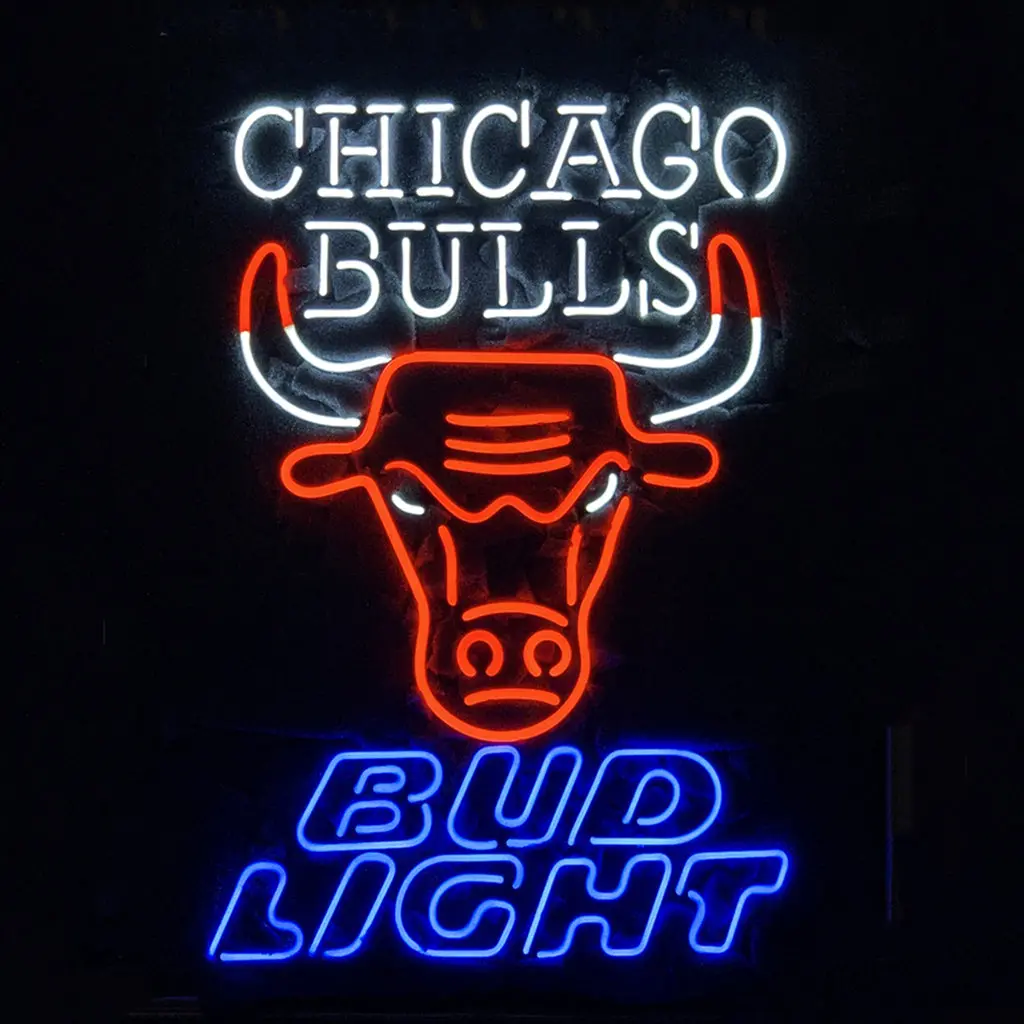 Chicago Bulls Bud Light Neon Sign Light 1