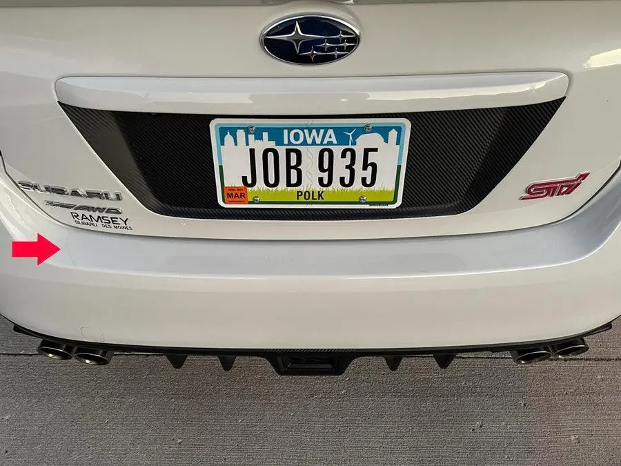Clear Rock Guard Bumper Protector - 2015-2021 Wrx / Sti 1