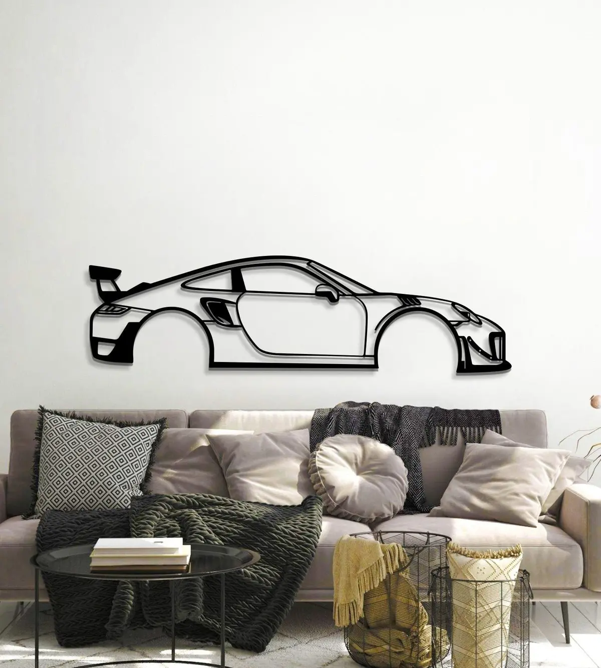 911 Gt2 Rs Metal Car Wall Art - Mt0646 6