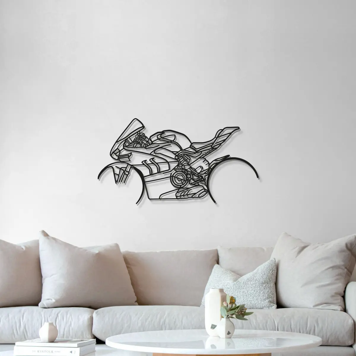 V4sp Metal Motorcycle Wall Art - Mt1105 5