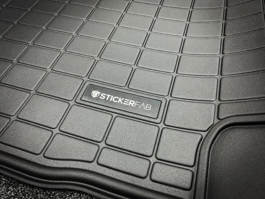 Custom Weathertech Floor Mat Logo (Etched Metal) - Universal 1