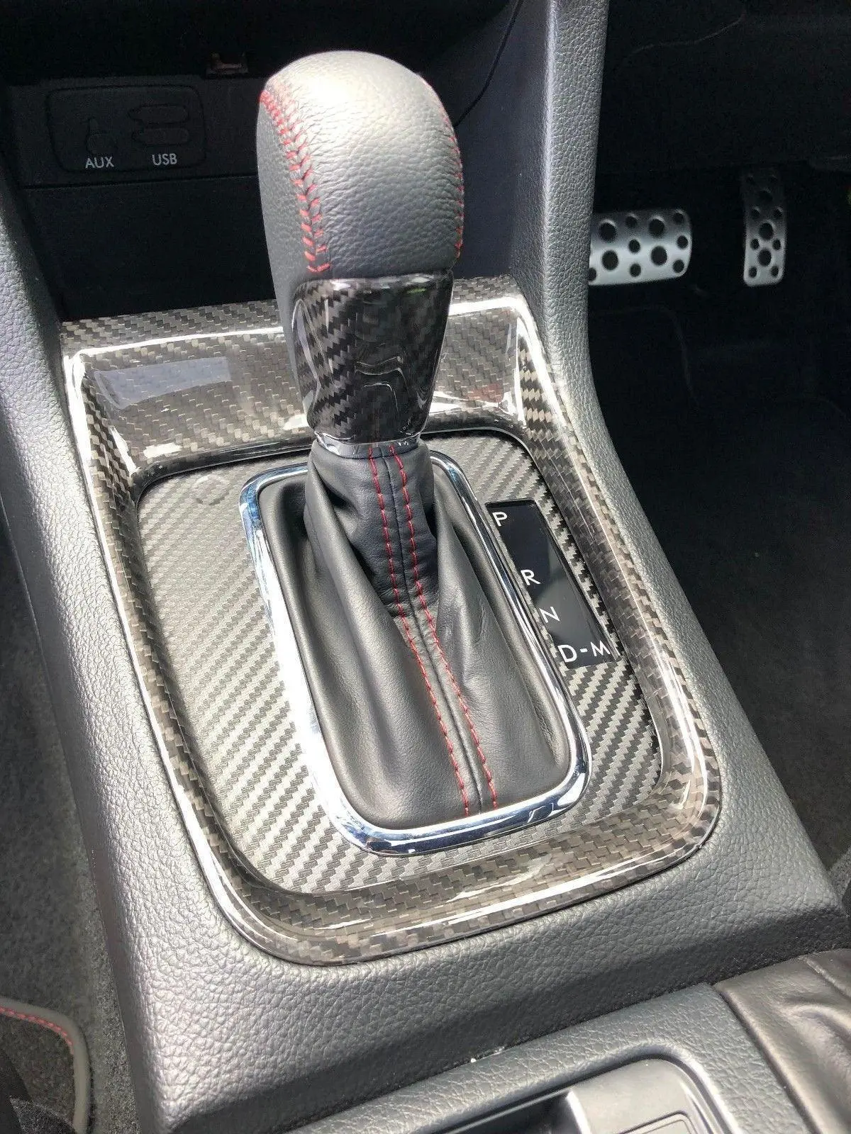 Cvt Shifter Overlay (3D Carbon) - 2015-2021 Subaru Wrx / 2014-2017 Forester / 2013-2017 Crosstrek Xv 1