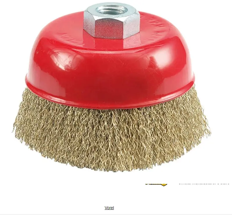 Cepillo Copa Latonado 4" X 14 Mm | Vorel 1