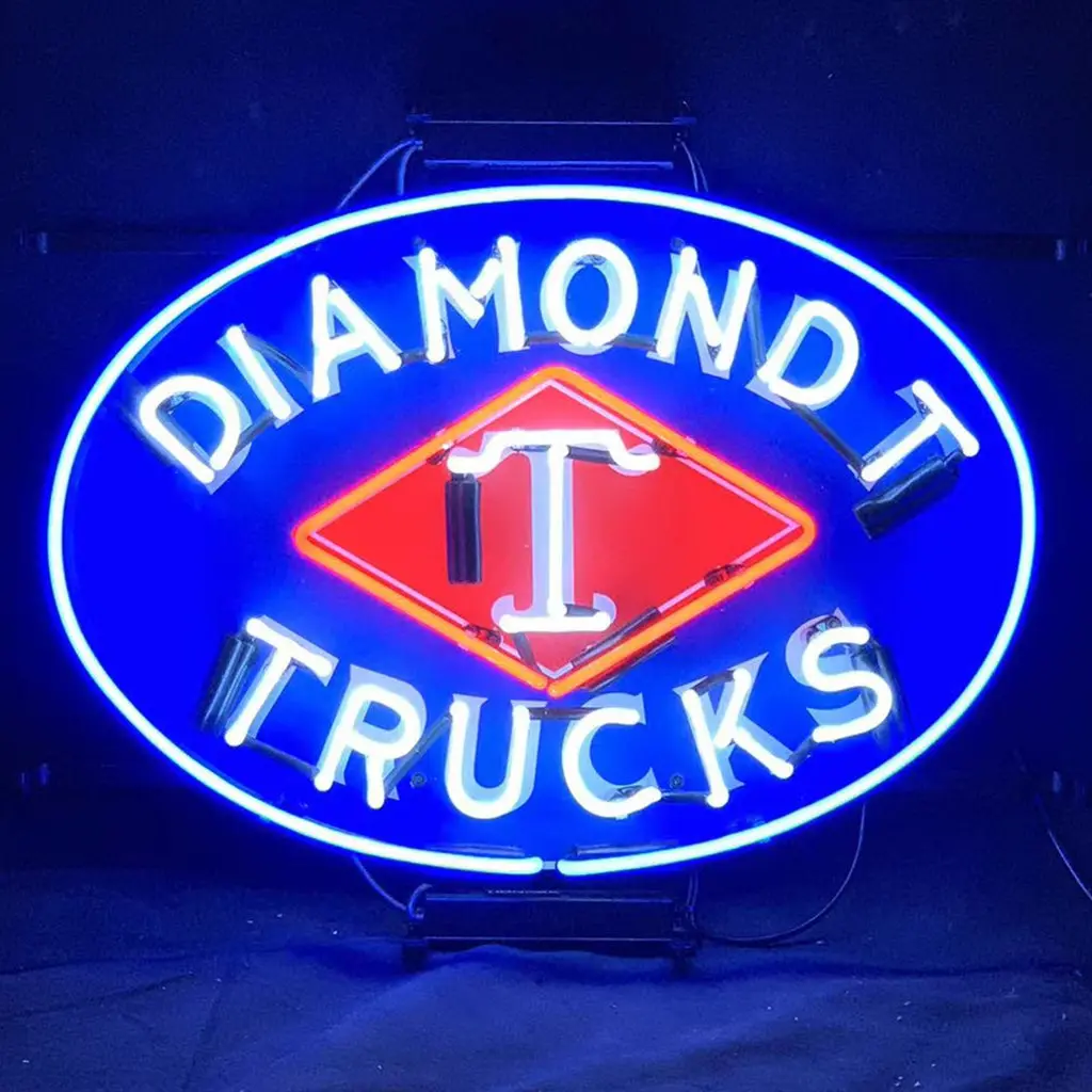 Diamond T Trucks Car Neon Signs Light 1