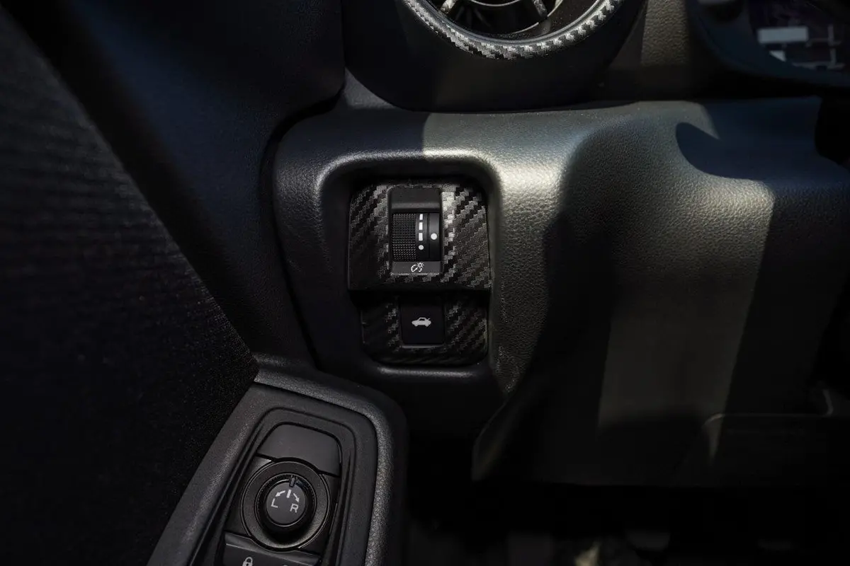 Dimmer And Trunk Switch Trim 3D Carbon Overlays - 2022+ Brz / Gr86 1