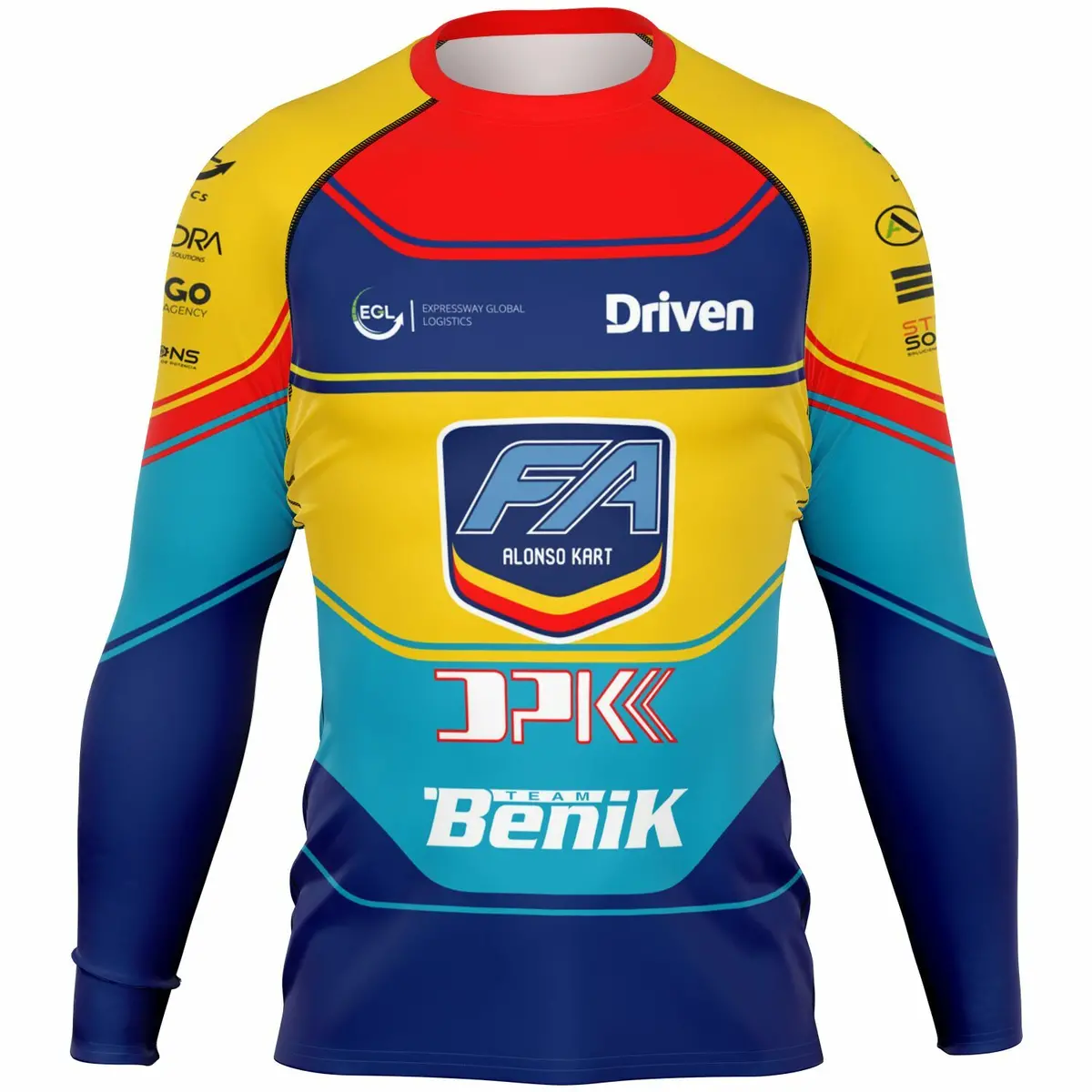 Dpk Racing-Tricolor-Underwear Top-Long Sleeve 1