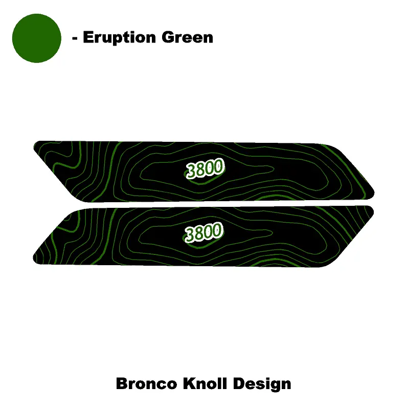 Topo Interior Rear Door Grab Handle Overlay Kit (Printed Series) - 2021+ Bronco 4 Door 51
