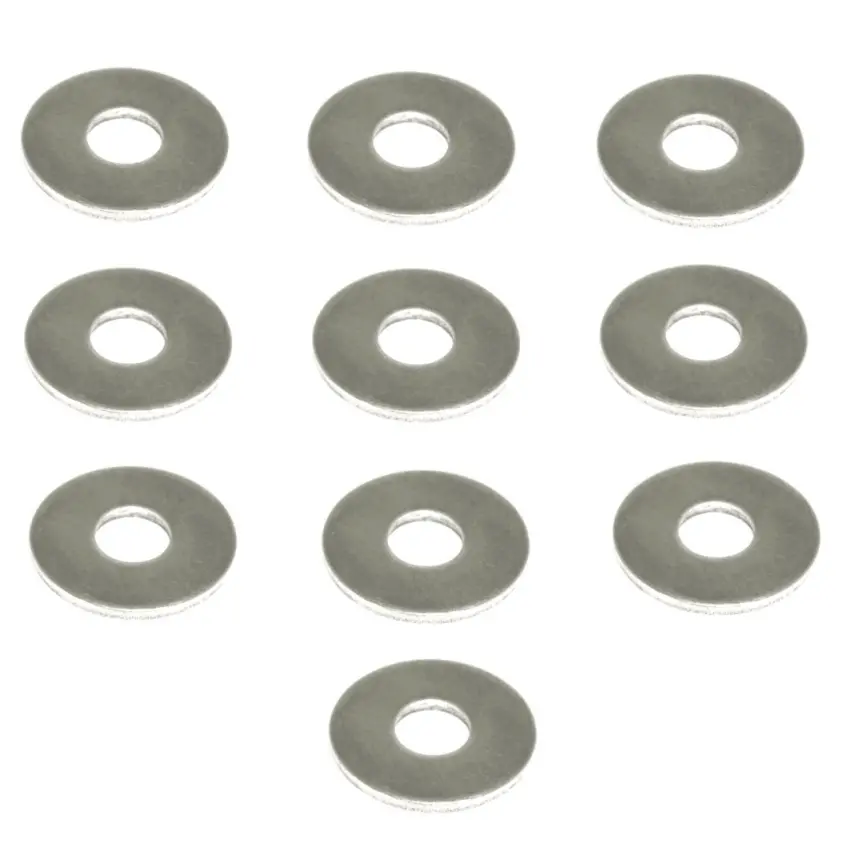 Zspec M6 Fender Flat Washers, Sus304 Stainless Steel, 10-Pack 1