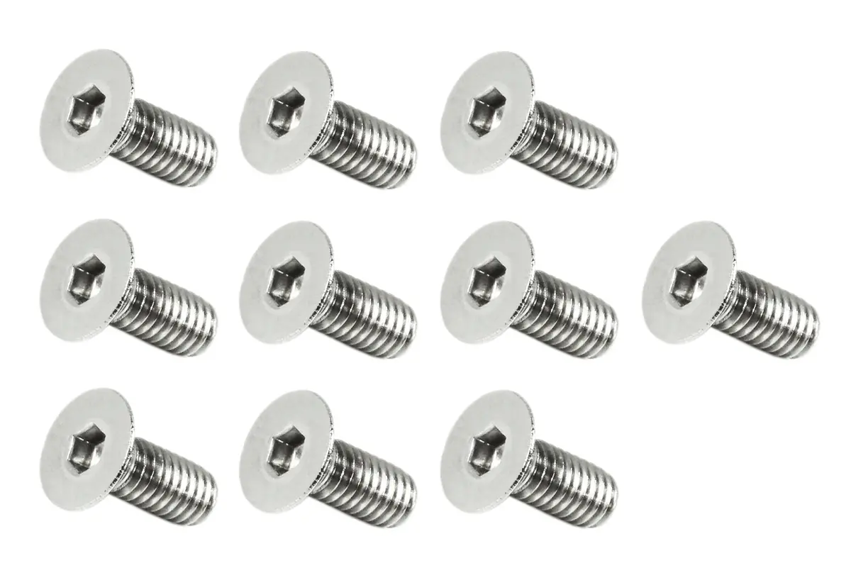 Zspec M4-0.7X10mm Fasteners, Fhsc, Stainless Steel Sus304, 10-Pack 1