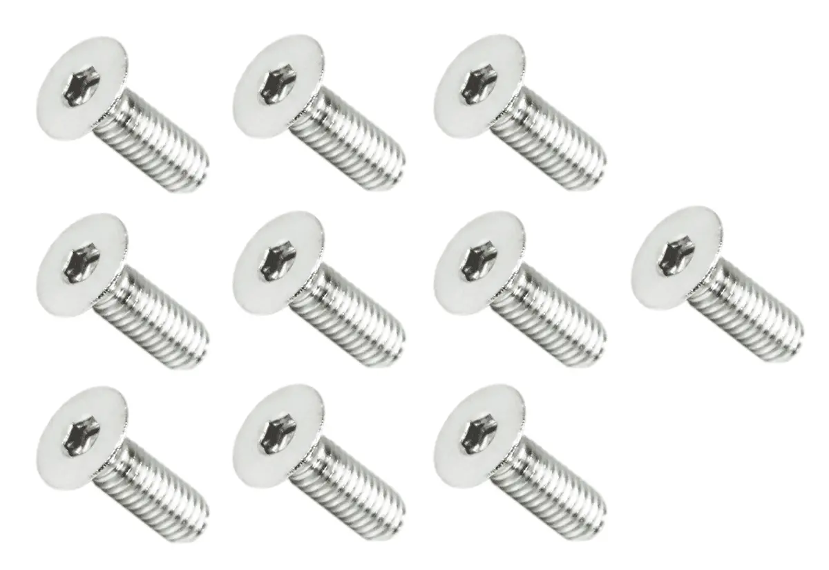 Zspec M4-0.7X16mm Fasteners, Fhsc, Stainless Steel Sus304, 10-Pack 1
