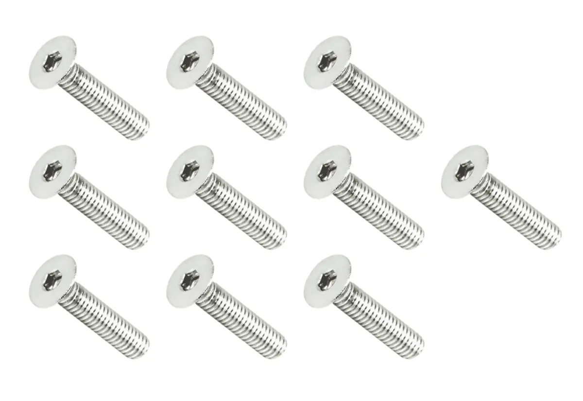 Zspec M4-0.7X20mm Fasteners, Fhsc, Stainless Steel Sus304, 10-Pack 1
