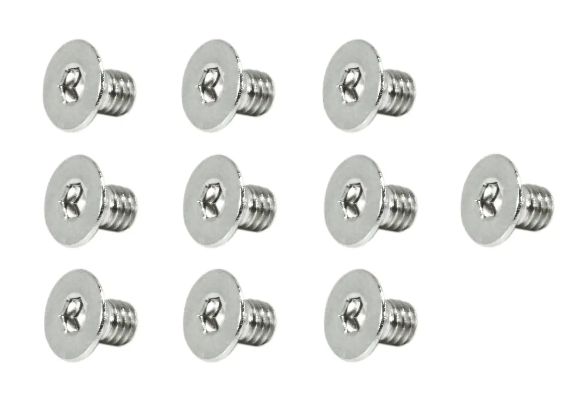 Zspec M4-0.7X6mm Fasteners, Fhsc, Stainless Steel Sus304, 10-Pack 1