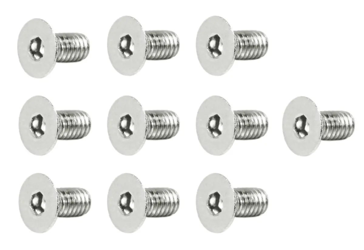 Zspec M4-0.7X8mm Fasteners, Fhsc, Stainless Steel Sus304, 10-Pack 1