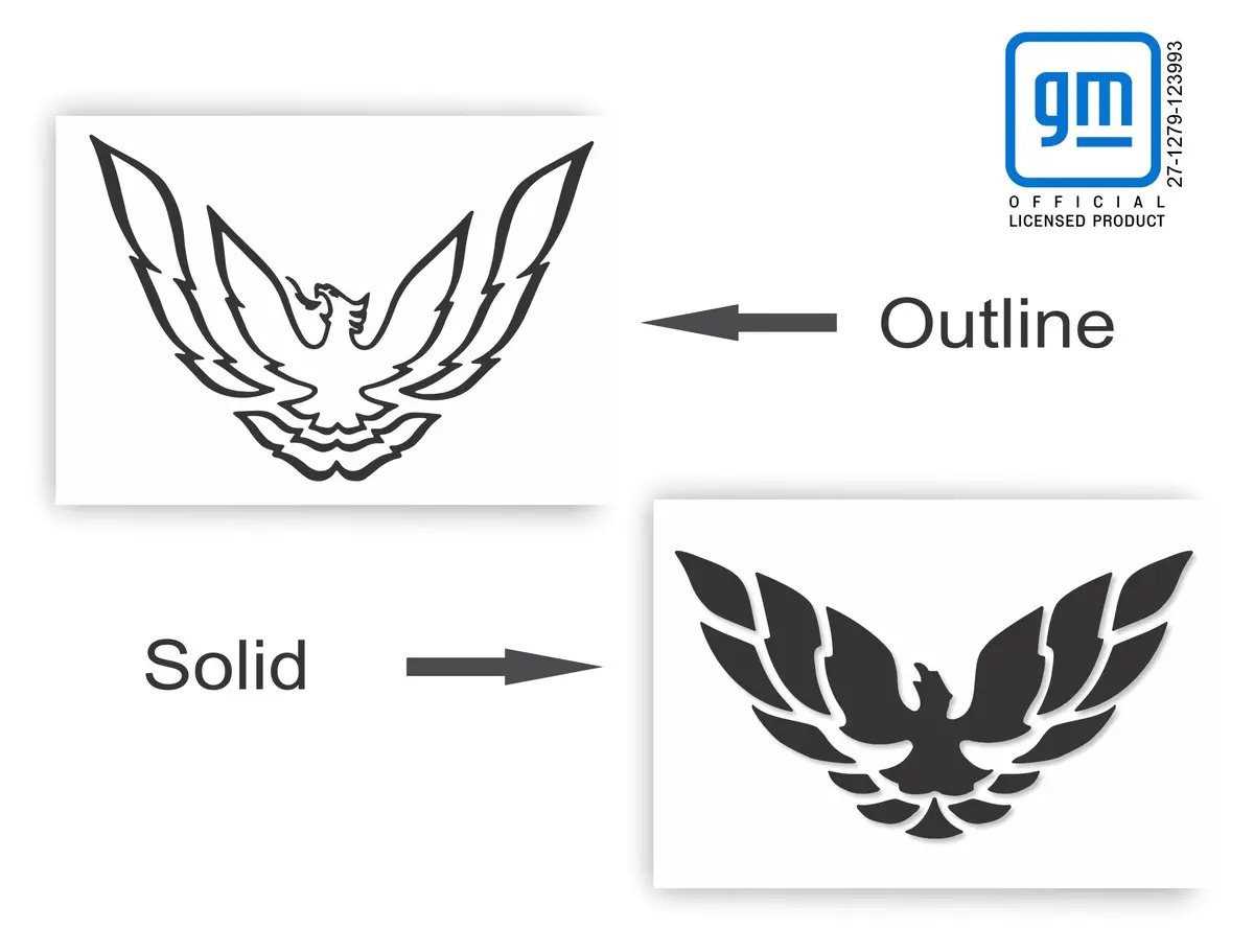 Pillar Decals For Firebird And Trans Am 1