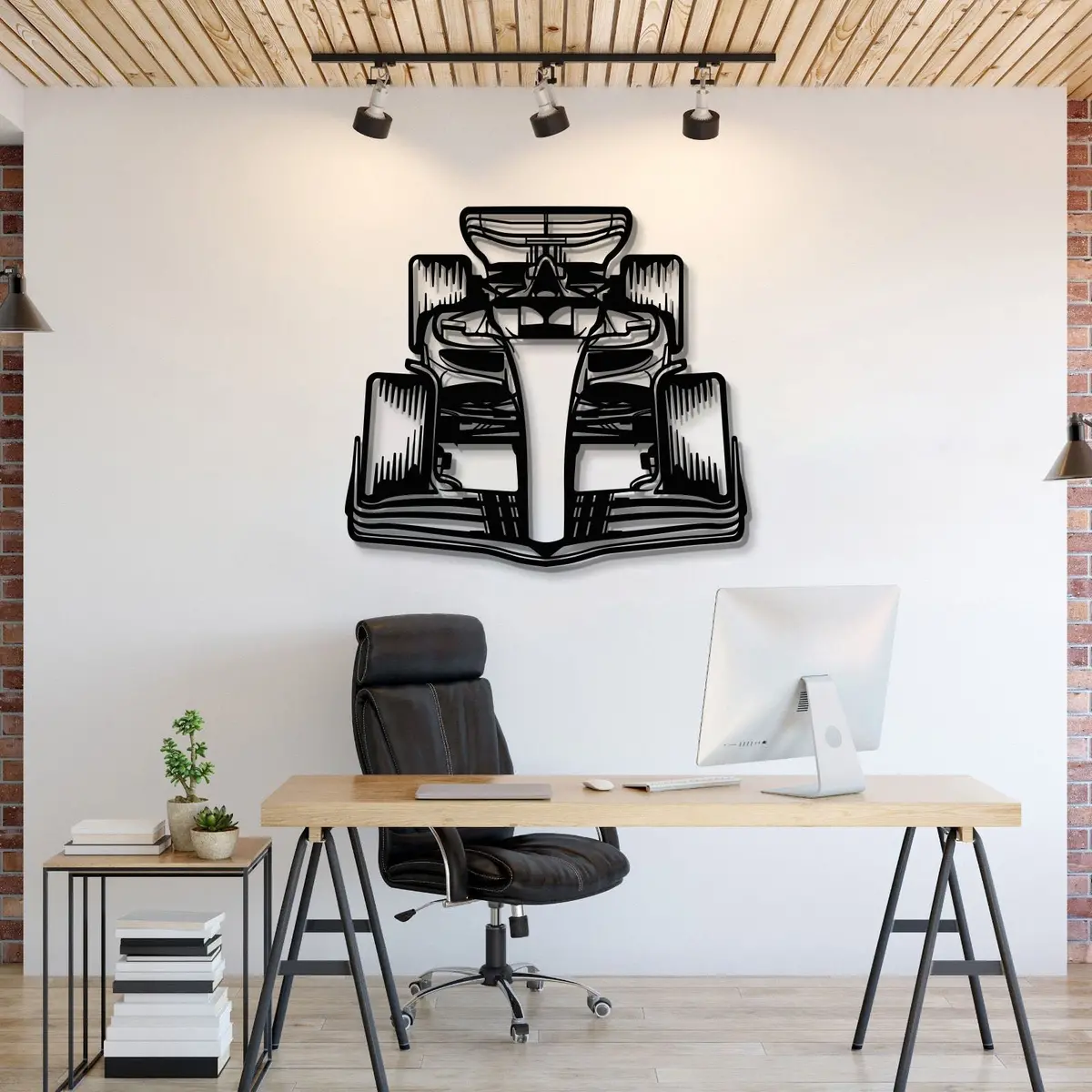 Formula 1 2022 Front View Metal Car Wall Art - Mt0976 1