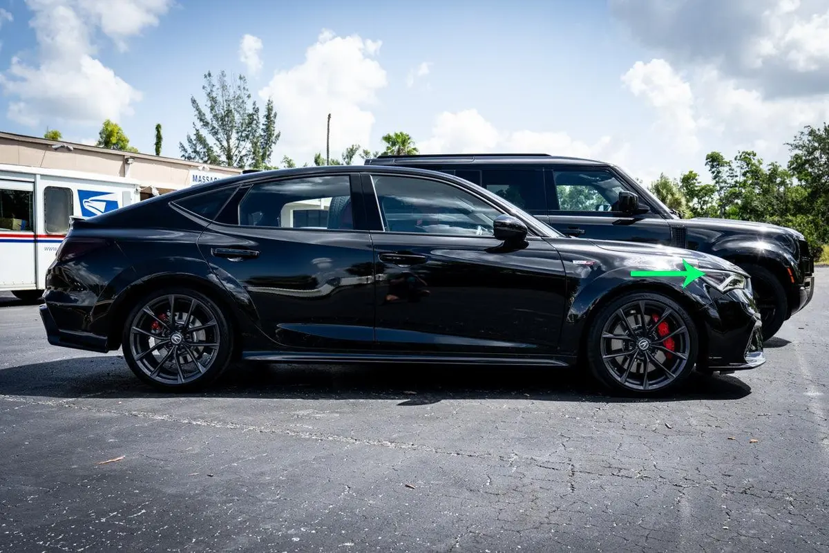 Front Sidemarker Black Out Overlays - 2023+ Integra 1