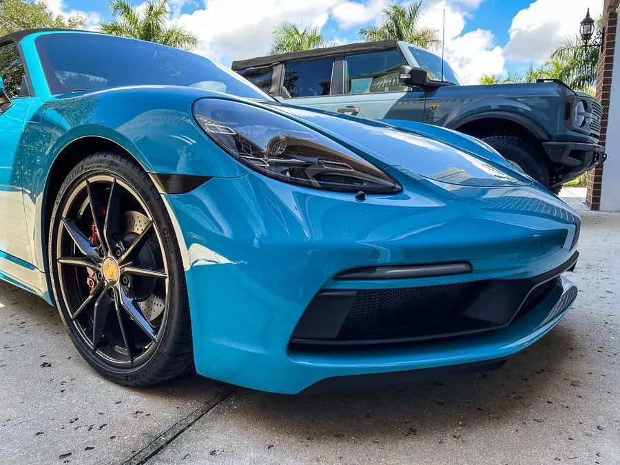 Front Sidemarker Overlays - 12-18 911 (991) / 16-25 Boxster & Cayman (718) 1