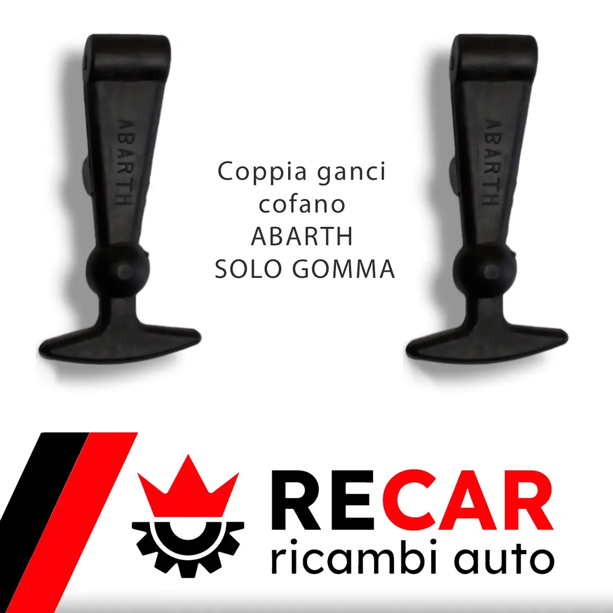 Gancio Cofano Solo Gomma Abarth 1
