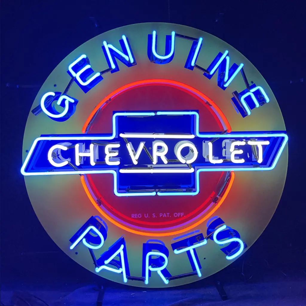 Genuine Chevrolet Parts Neon Signs 1