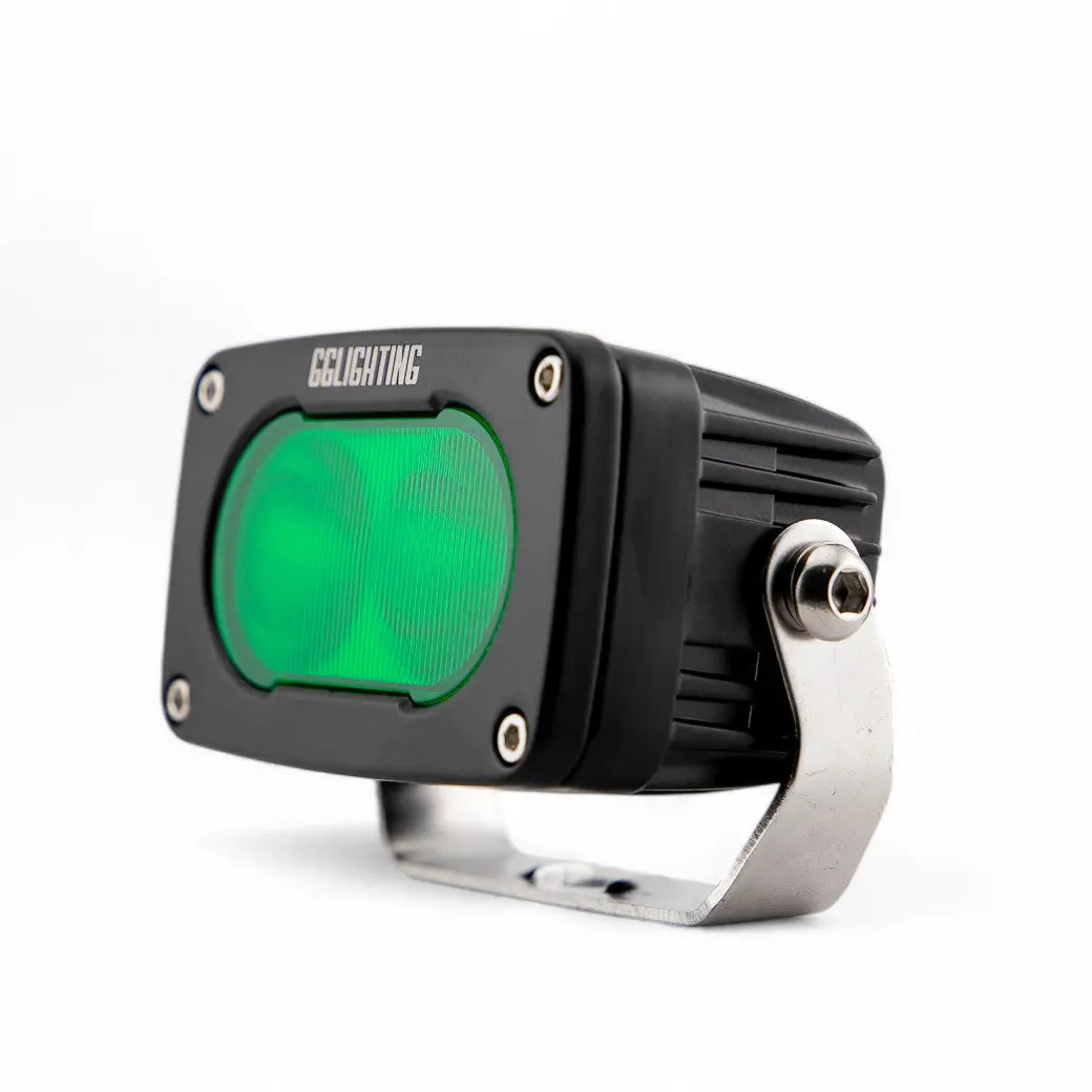 Gp10 Flood Offroad Led Pod Green 1