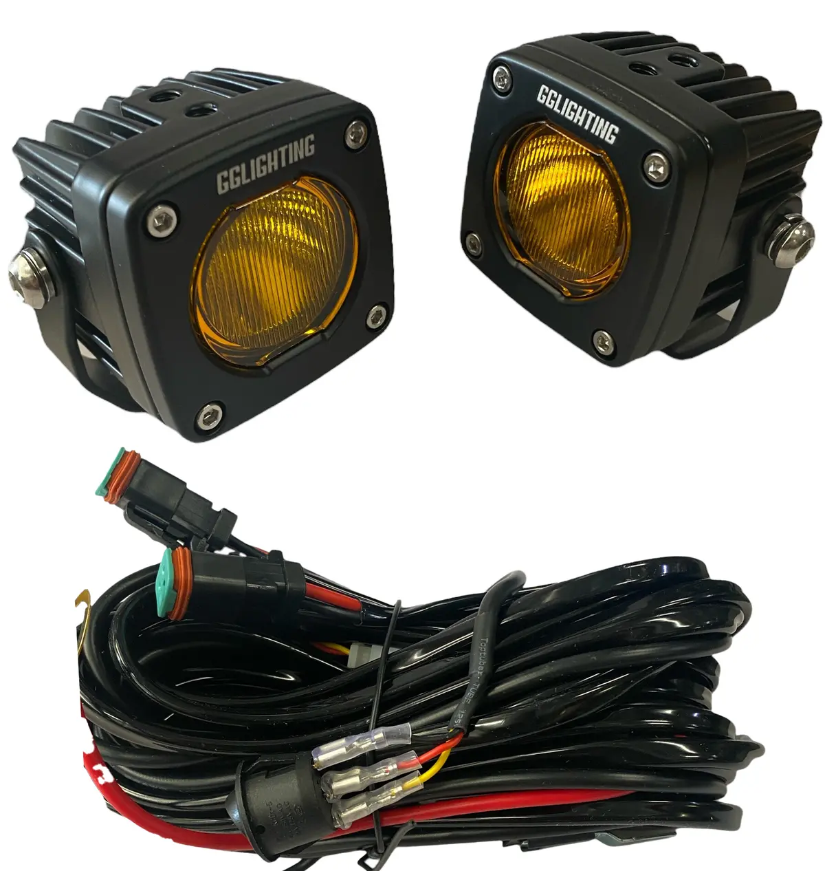 Gp5 Offroad Led Pod Bundle With Free Wiring Harness 1