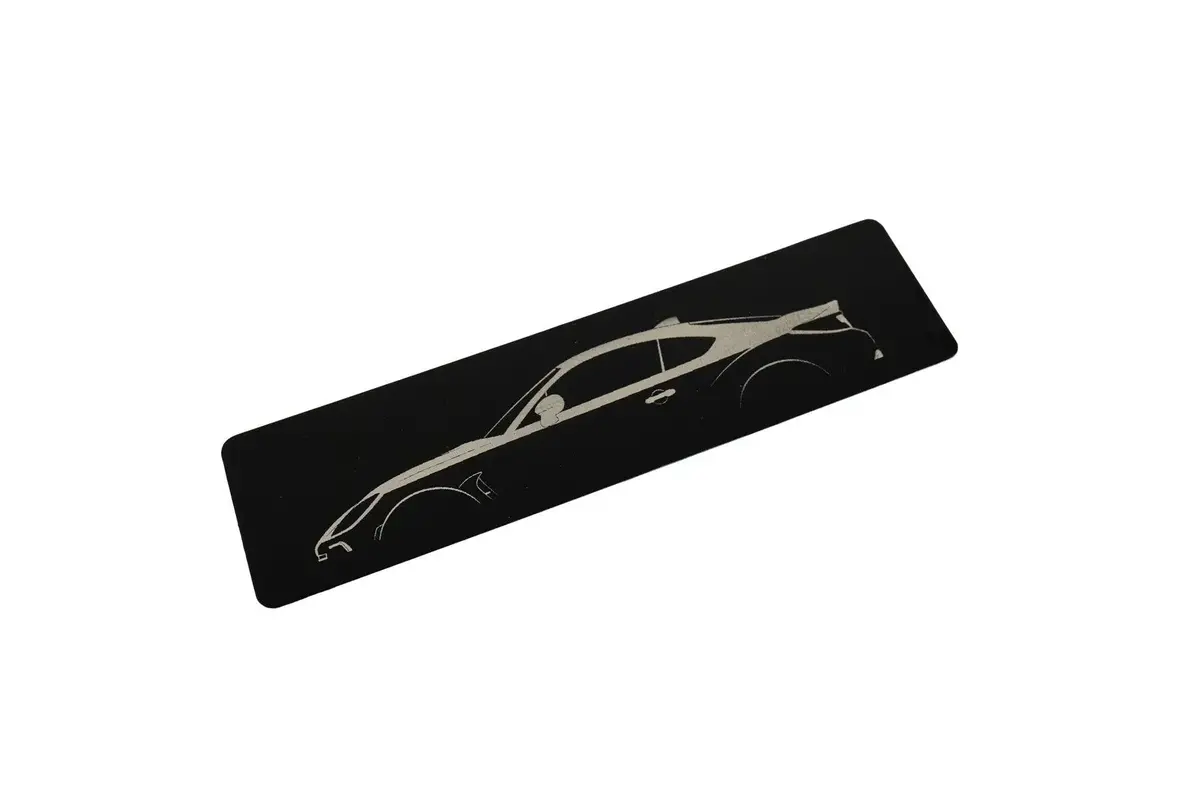Gr86 / Brz Outline Weathertech Floor Mat Logo Insert (Metal Etched) - 2022+ Brz / Gr86 2
