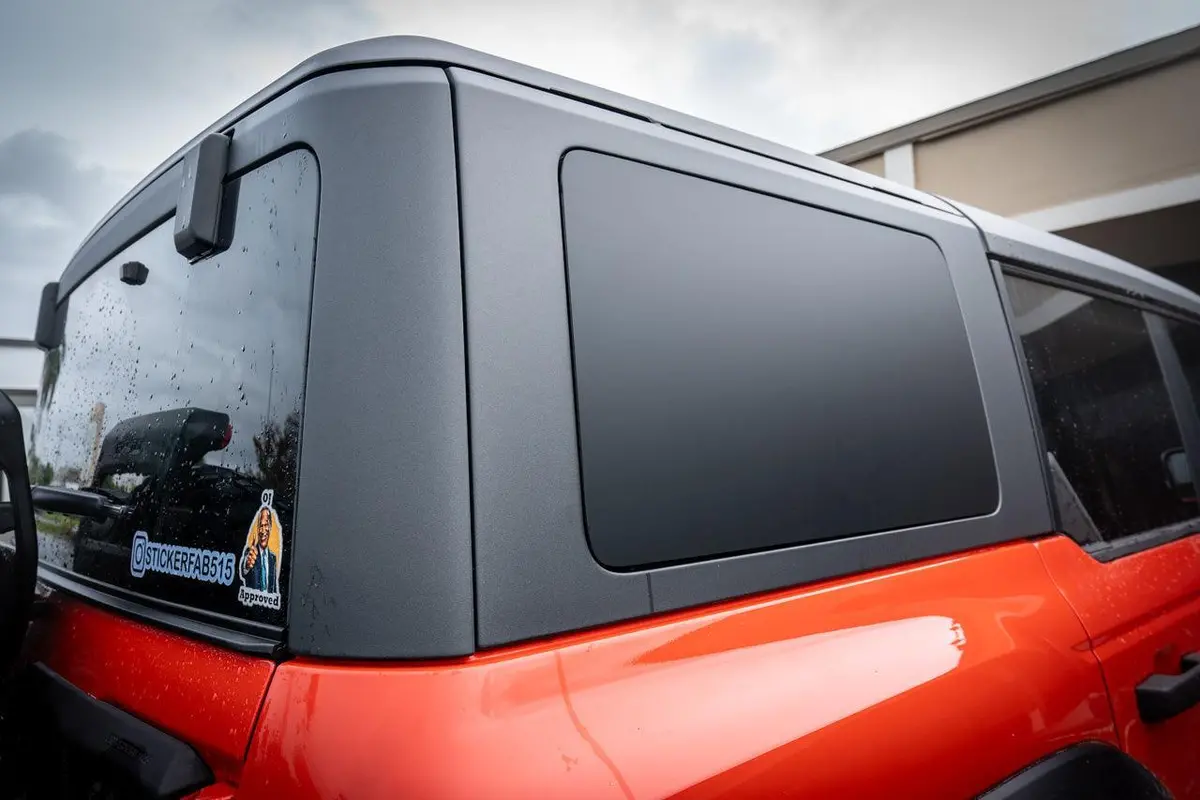 Hardtop Side Window Blackout Overlays - 2021+ Bronco 4 Door 1
