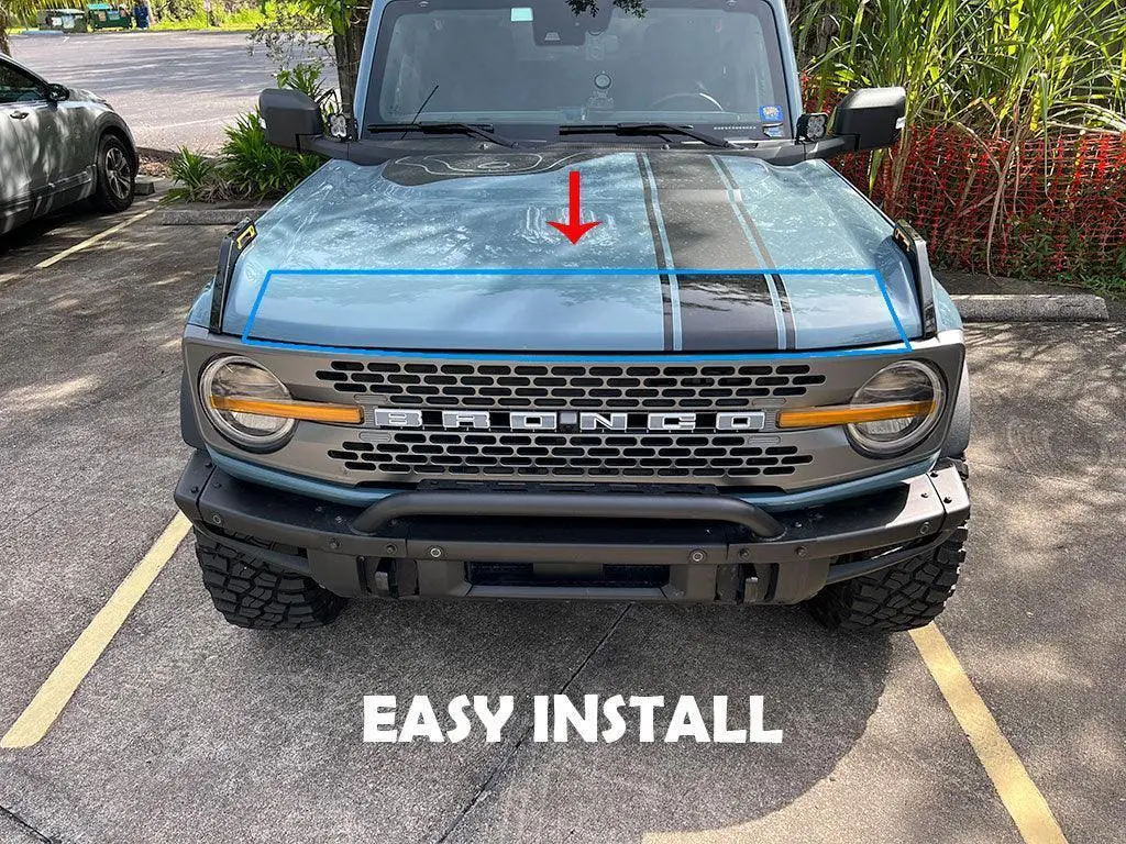 Hood Paint Protection Film (Ppf) - 2021+ Bronco 2