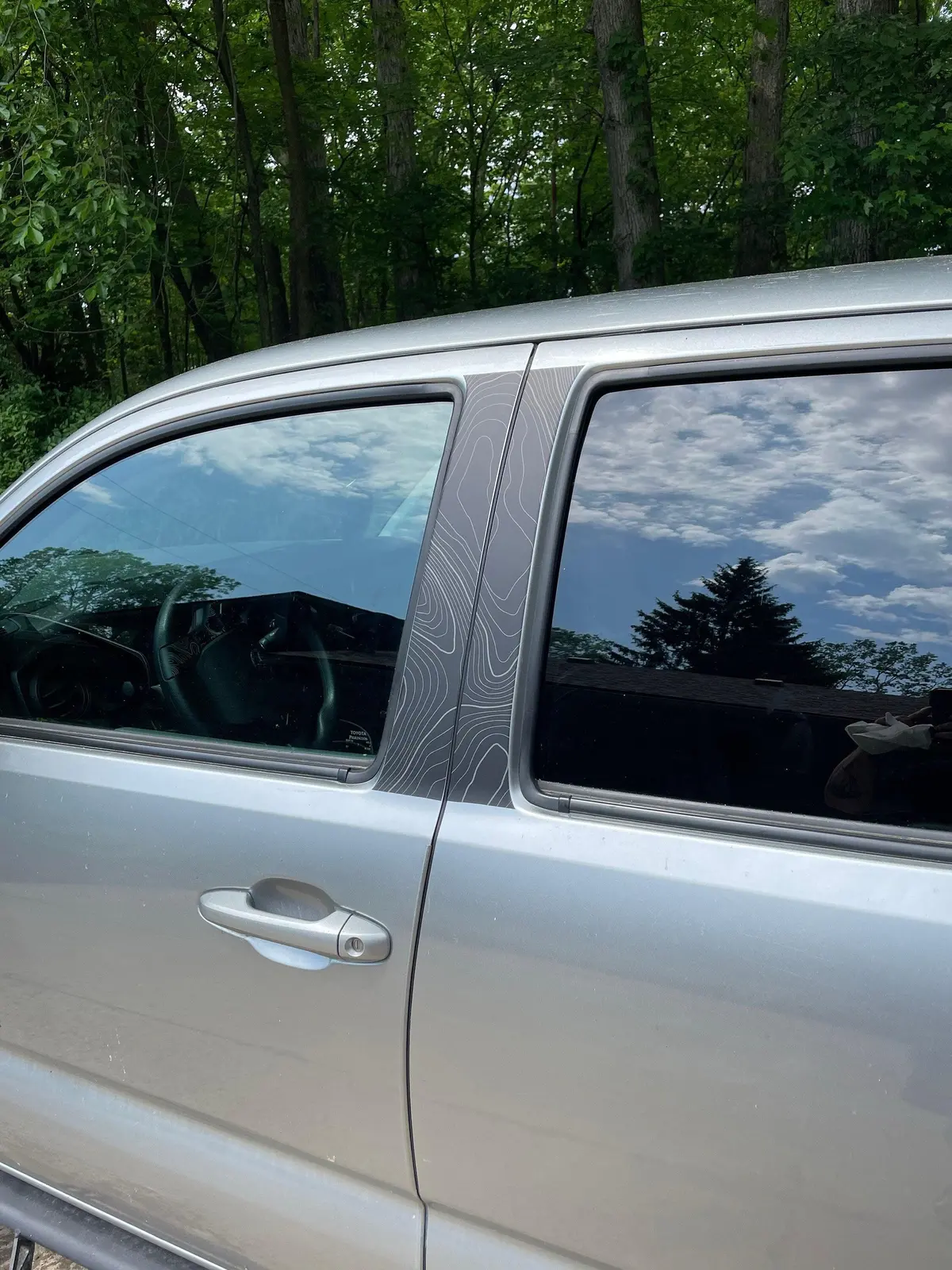 Topo B Pillar Overlays - 2016-2023 Tacoma Double Cab 4