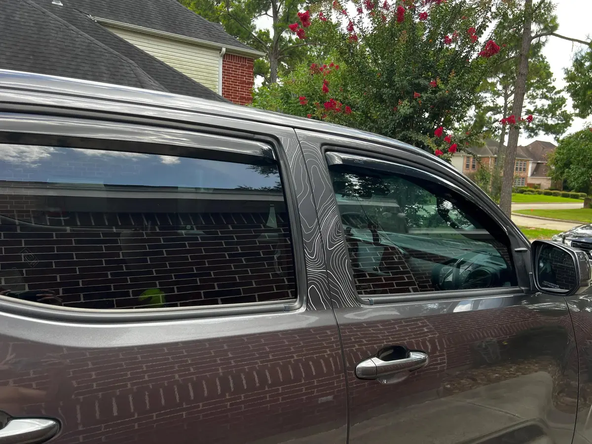 Topo B Pillar Overlays - 2016-2023 Tacoma Double Cab 5