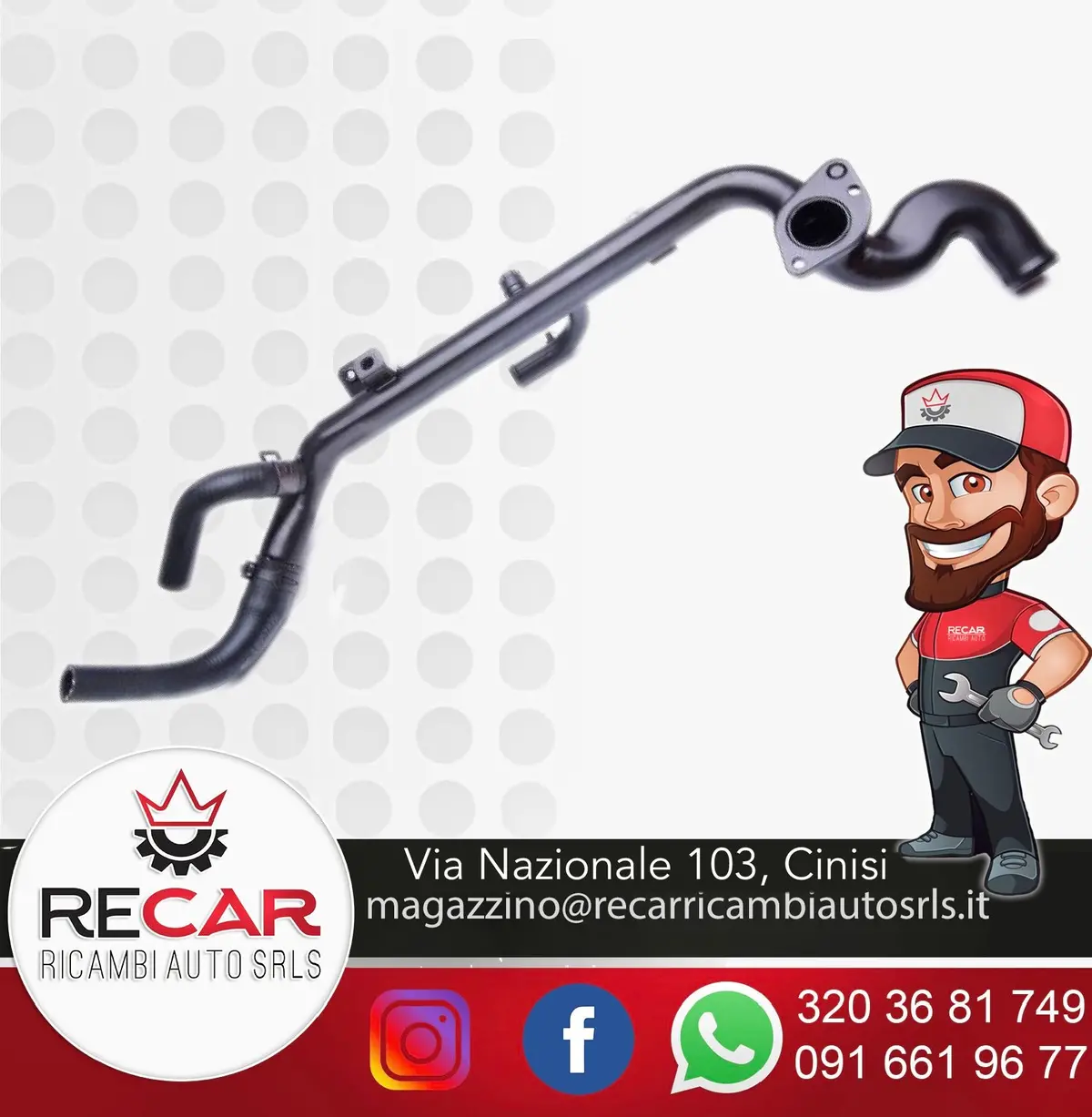Tubo Raffreddamento Opel Astra 1.9 Croma 1.9 1