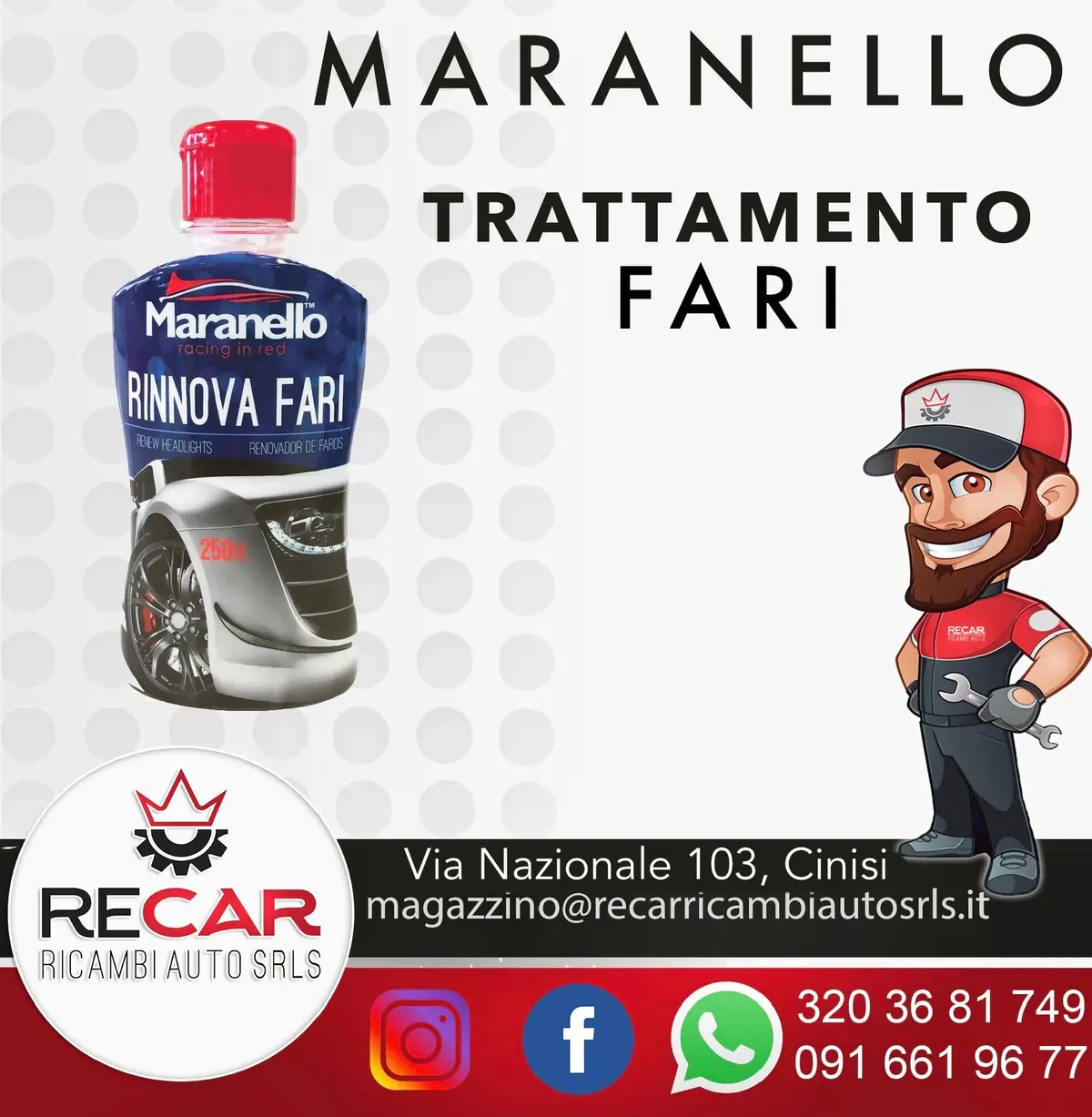 Trattamento Fari Maranello 1