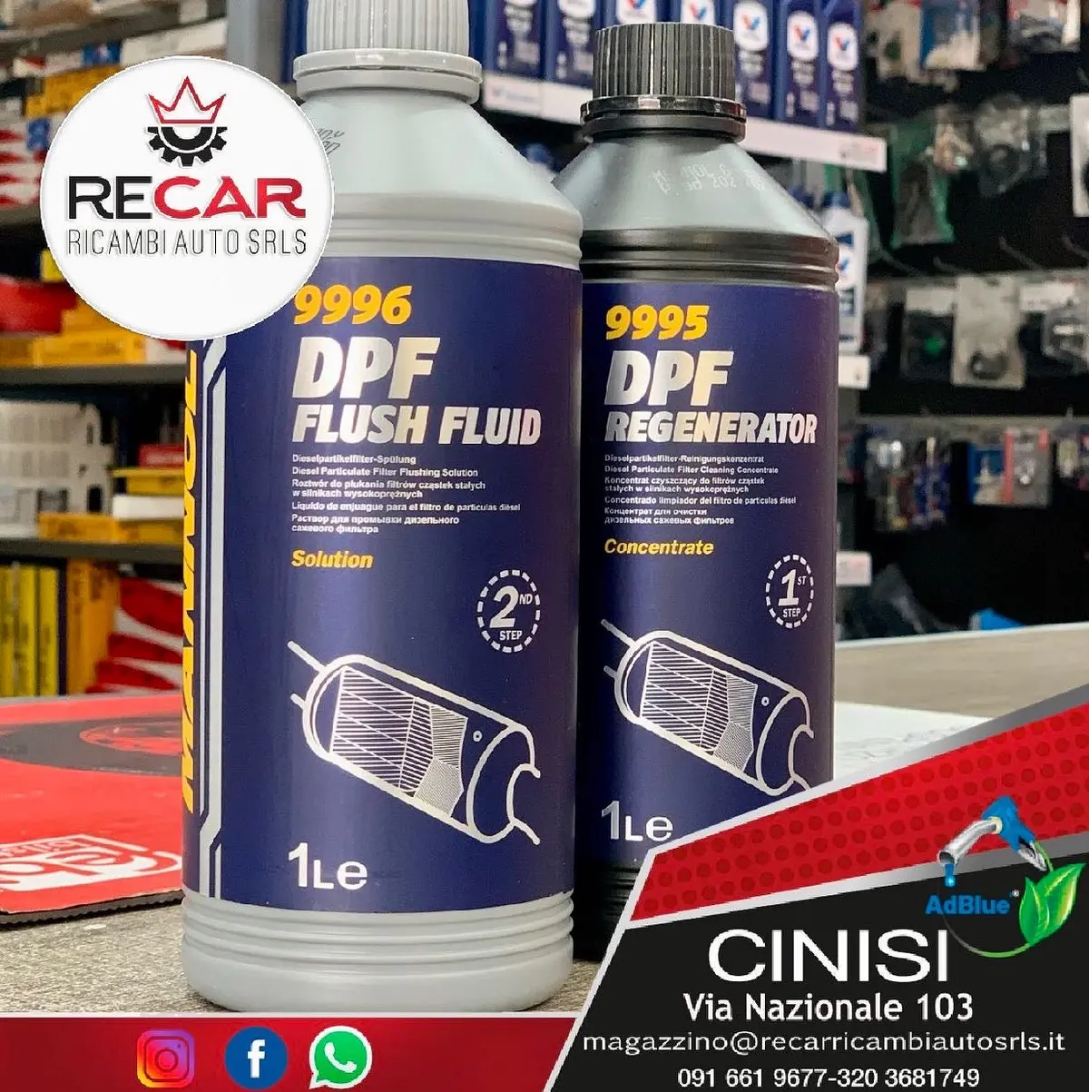 Kit Pulizia E Rigenerazione Fap Mannol 99959996 1