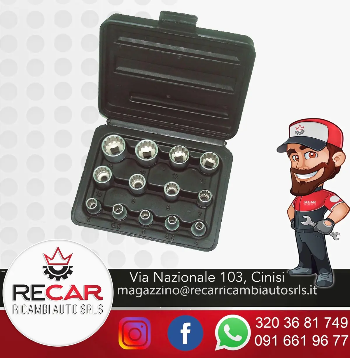 Serie Chiavi Multilock Fervi 1